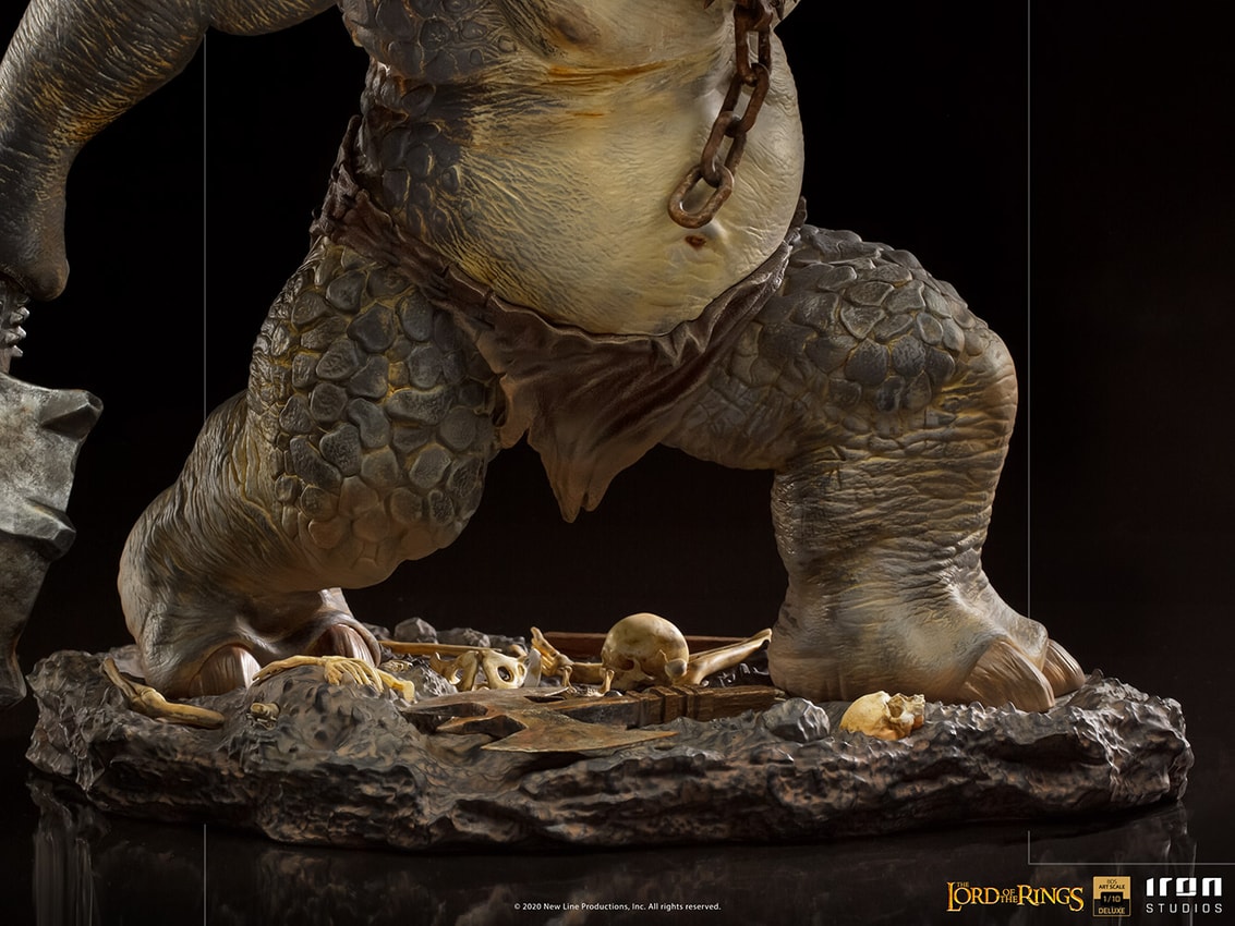 The Lord of the Rings Cave Troll Deluxe 1:10 Scale Statue - Prototype Shown View 6