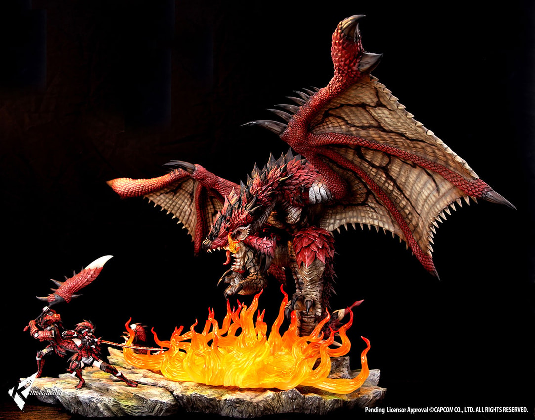 2体セット 狂オシキ鬼 ＆ リュウ Kinetiquettes 激レア品 フィギュア専門店 Pop フィギュア 塗装済み完成品 / -ソダチトイズ ゲームキャラクター