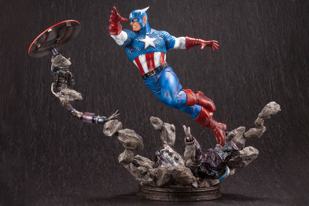 Marvel Captain America Statues - Prototype Shown View 5