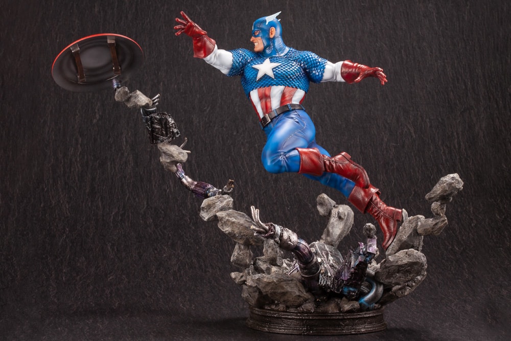 Marvel Captain America Statues - Prototype Shown View 6