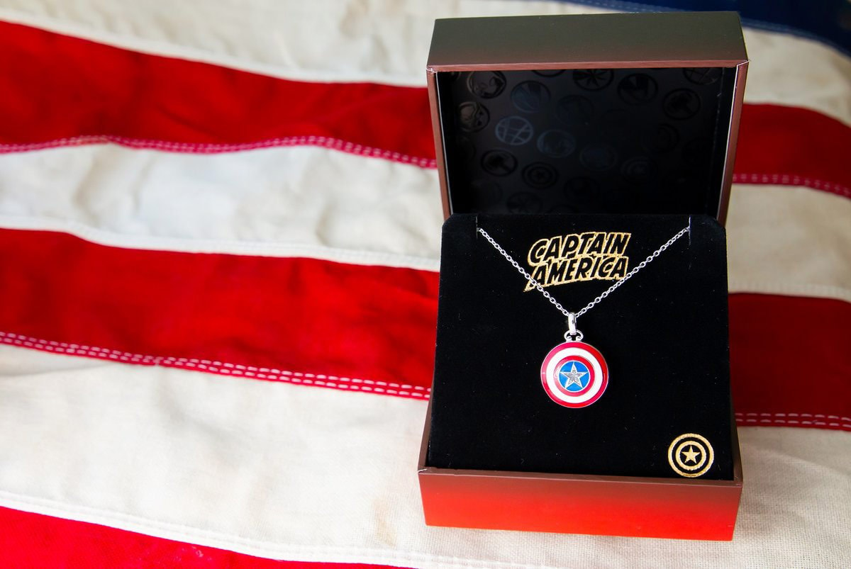 Captain America Shield Necklace- Prototype Shown