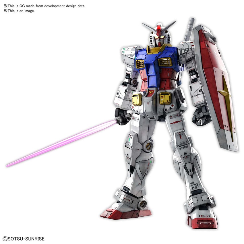 RX-78-2 Gundam PG Unleashed- Prototype Shown View 1