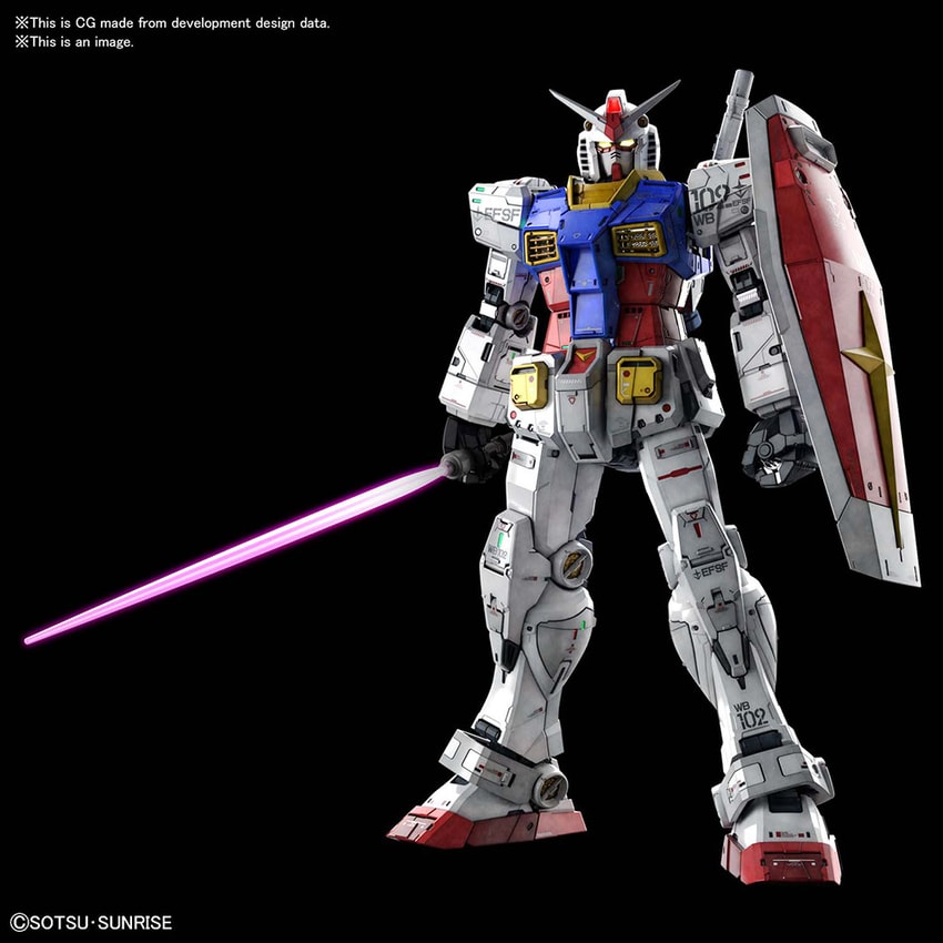 RX-78-2 Gundam PG Unleashed- Prototype Shown View 2
