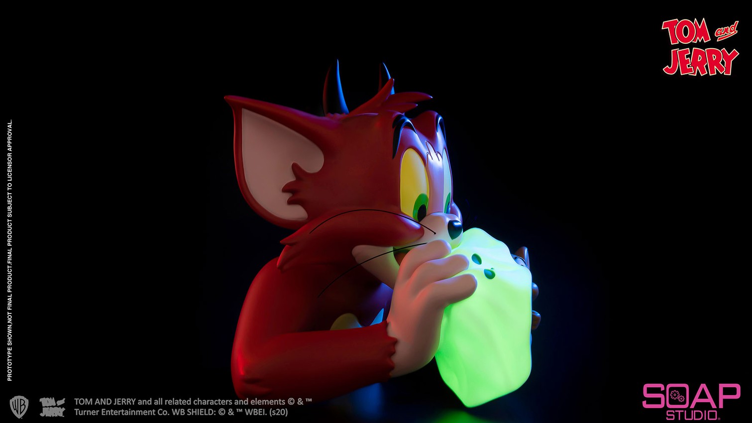 Tom and Jerry Devil Version Vinyl Bust by Soap Studio