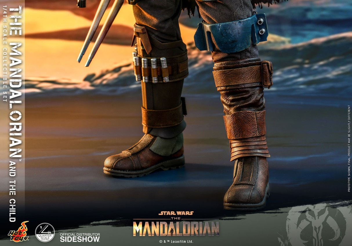 Star Wars The Mandalorian and The Child Quarter Scale Figure  Collector Edition - Prototype Shown View 6