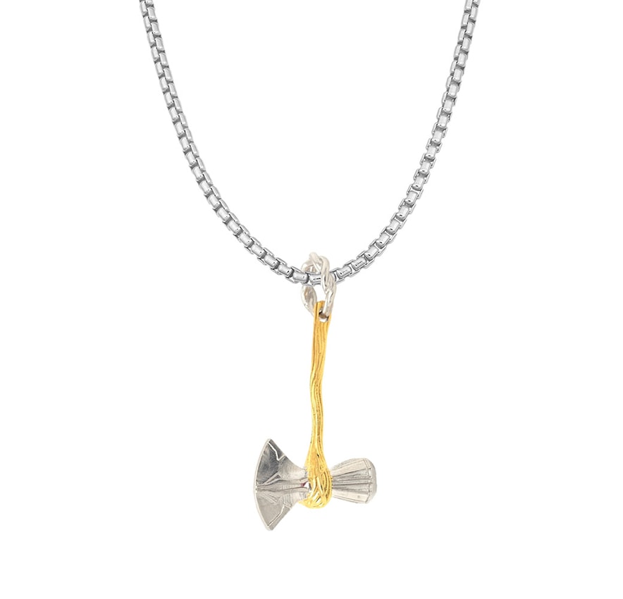 Marvel Mini Stormbreaker Necklace Jewelry - Prototype Shown View 1