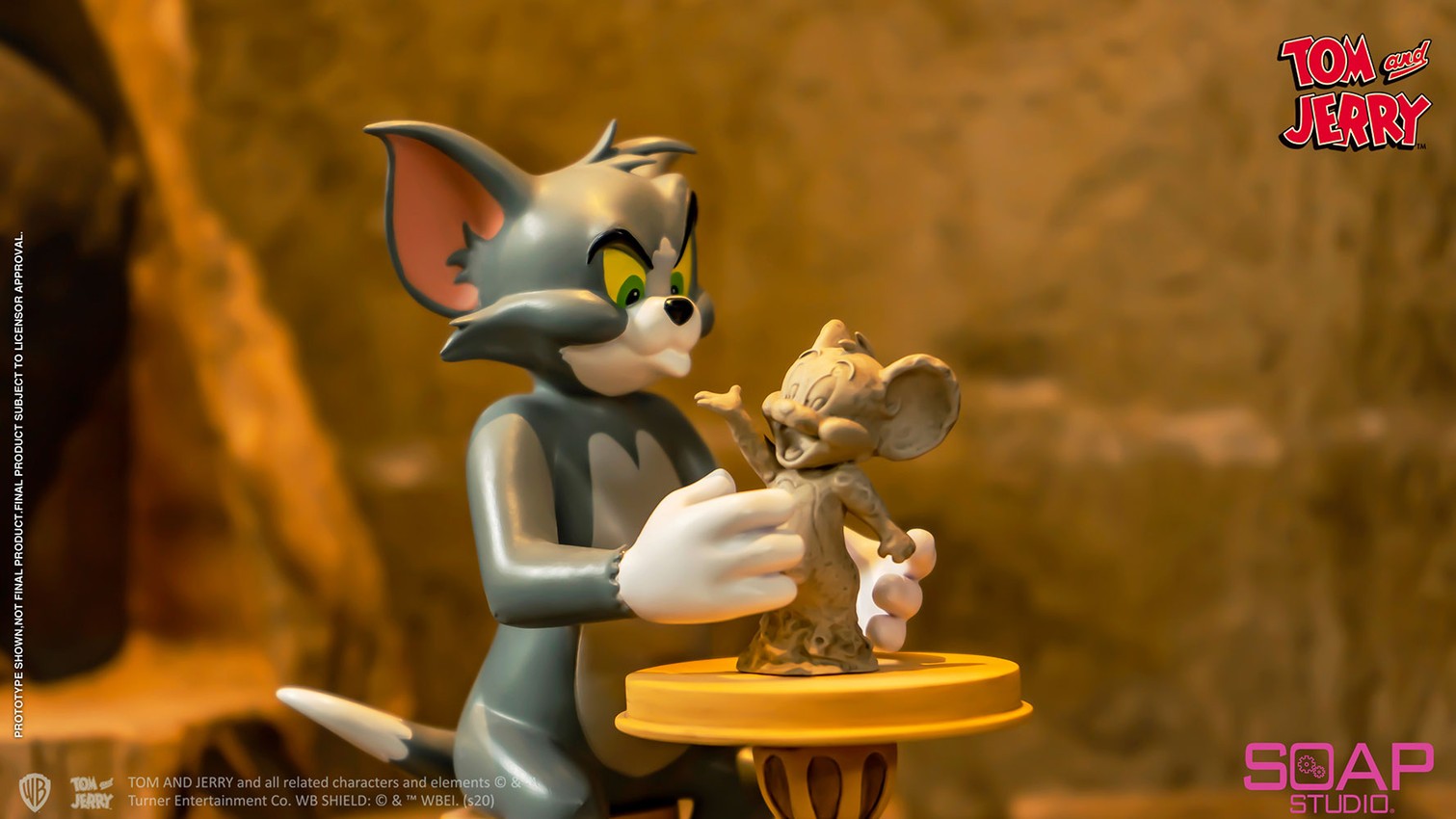 Tom and Jerry Tom and Jerry - The Sculptor Statues - Prototype Shown View 6