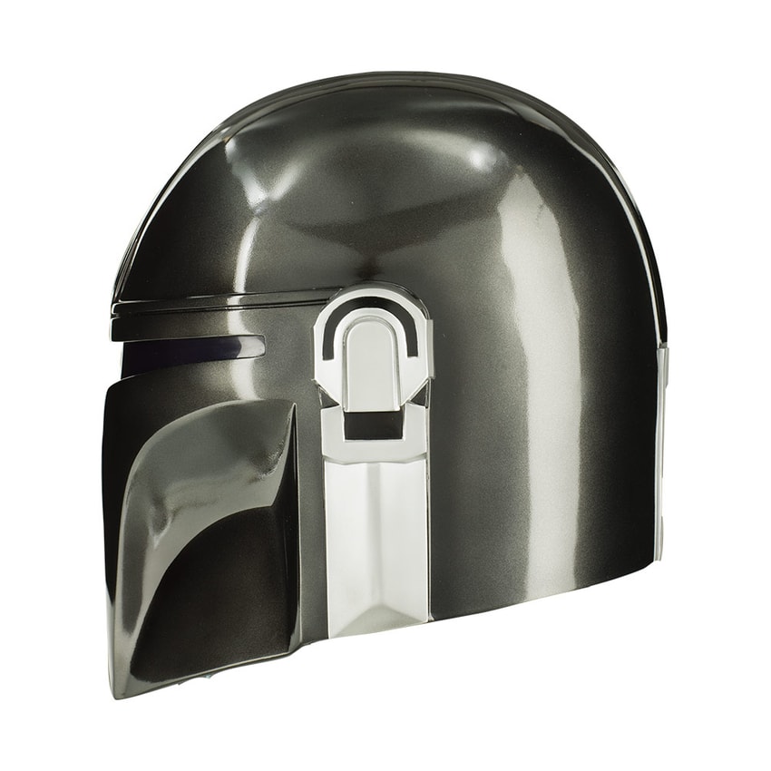 Mandalorian helmet best sale black and white
