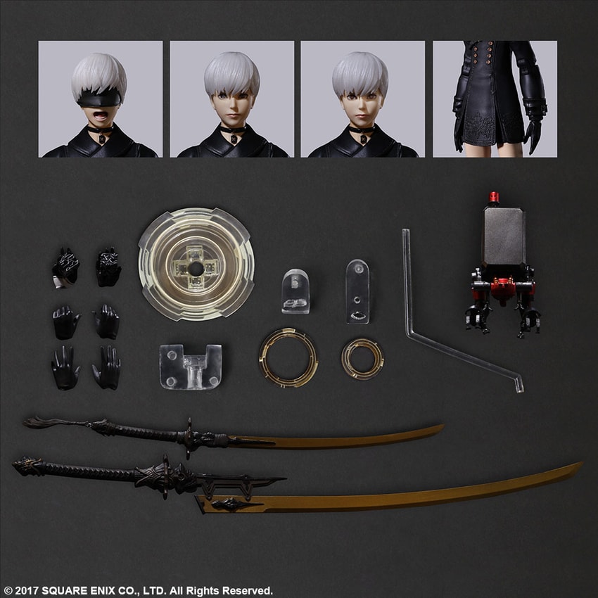 NieR: Automata 9S (YoRHa No.9 Type S) (Deluxe) Action Figure - Prototype Shown View 6