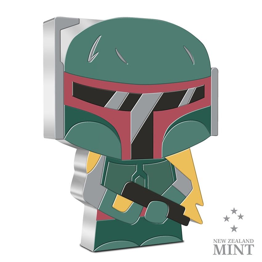 Boba Fett 1oz Silver Coin by New Zealand Mint | Sideshow Collectibles