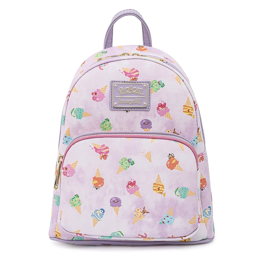 Pokémon Ice Cream Acid Wash Denim Mini Backpack by Loungefly  display picture 3