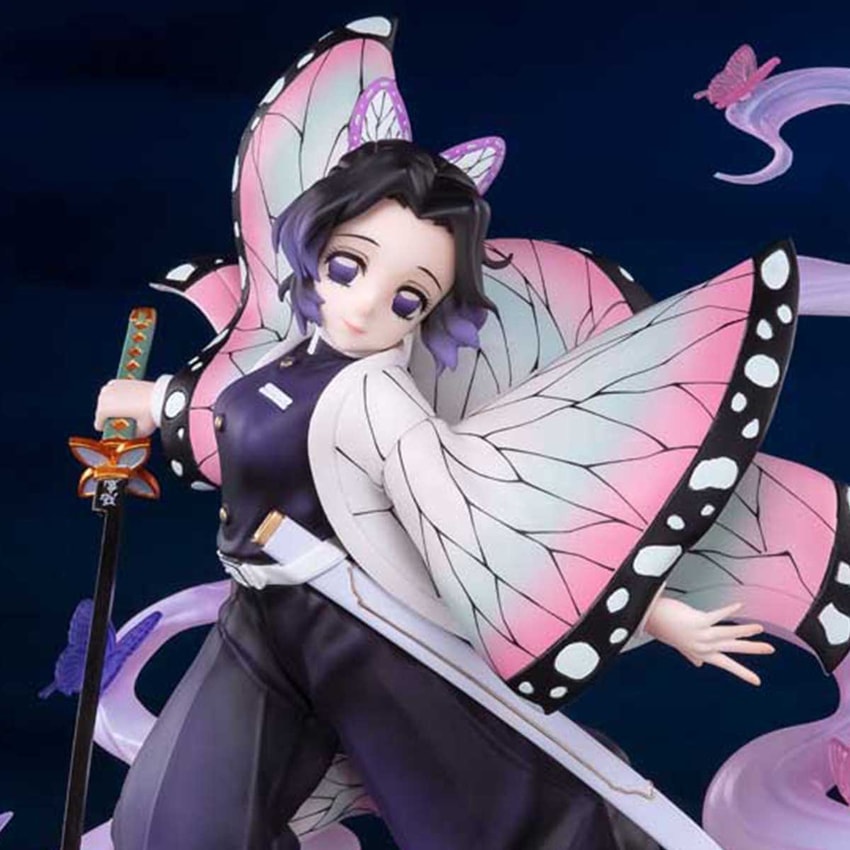 Demon Slayer Shinobu Kocho Insect Breathing Collectible Figure - Prototype Shown View 6