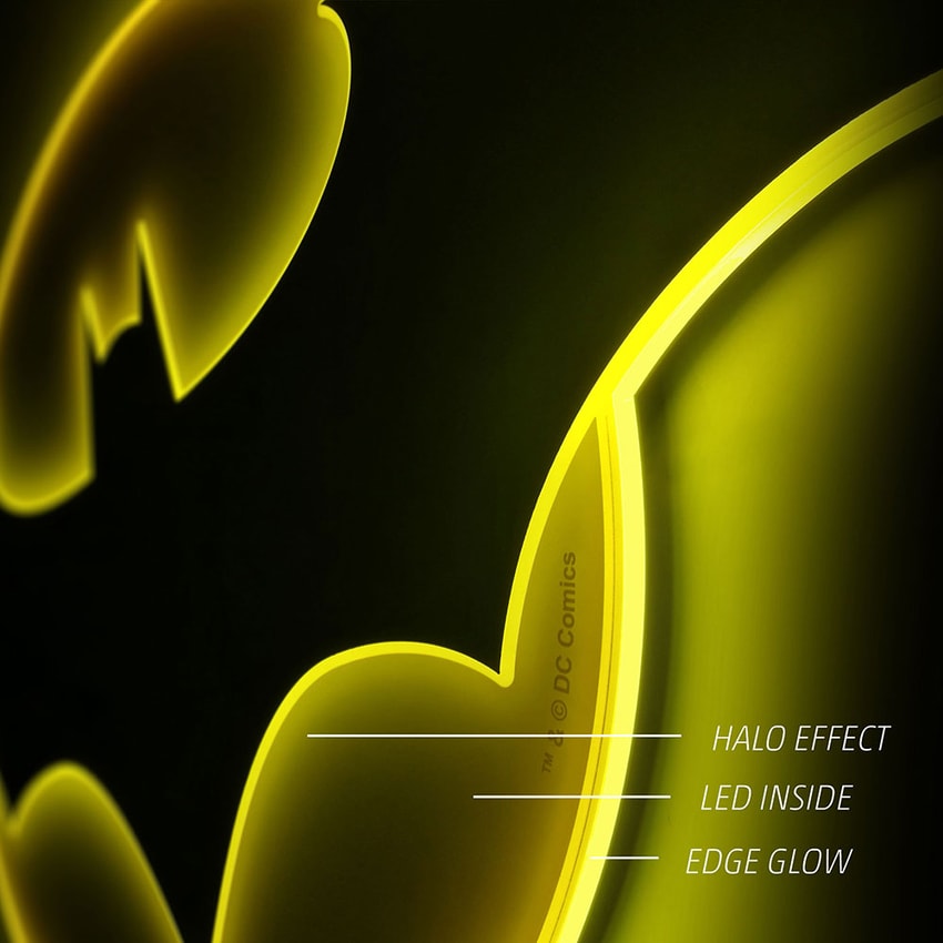 DC Comics Batman LED Logo Light (Regular) Wall Light  View 6