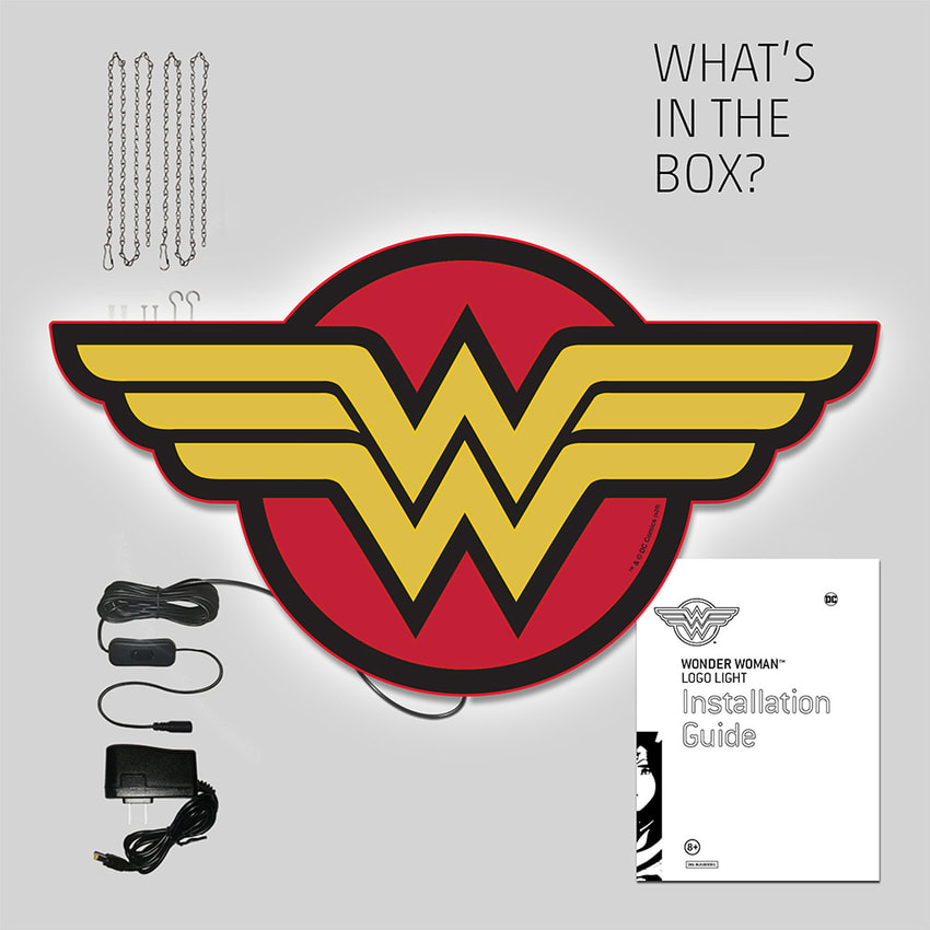 Wonder Woman LED Logo Light (Regular) View 4