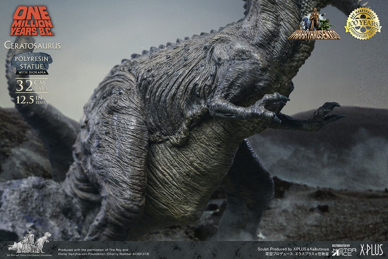 One Million Years B.C. Ceratosaurus (Deluxe Version) Statues  View 6