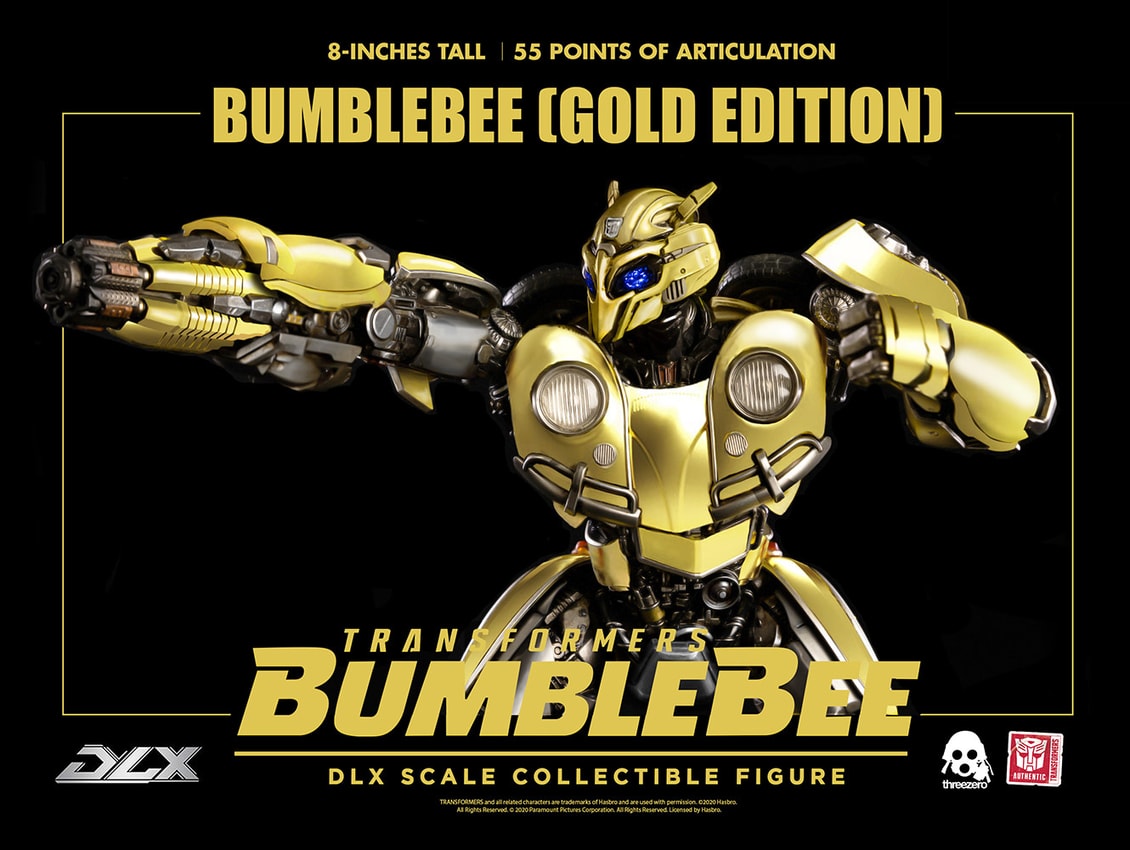 【着後レビューで 送料無料】 Collectible Edition) (Gold DLX Bumblebee Figure Threezero by SF・ファンタジー・ホラー