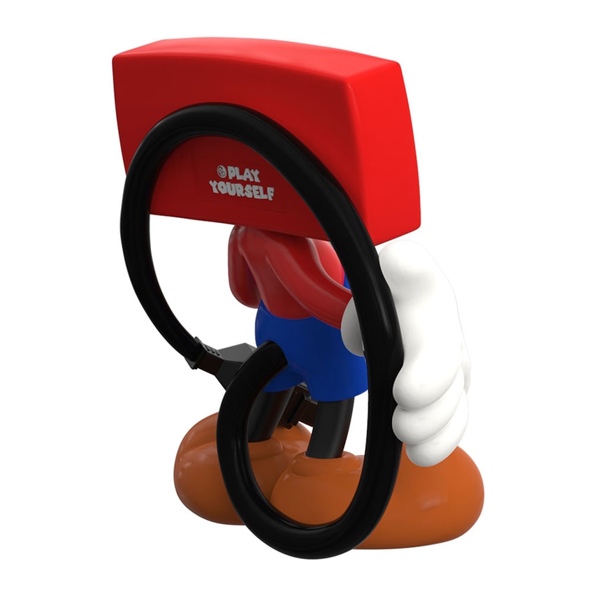 Mighty Jaxx Originals Play Yourself (Red Bro Edition) Polystone Statue - Prototype Shown View 6