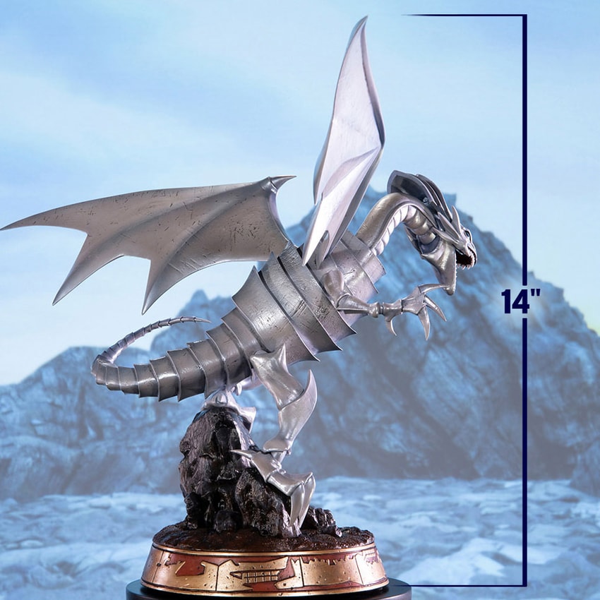 Yu-Gi-Oh! Blue-Eyes White Dragon (White Variant) Statues - Prototype Shown View 2
