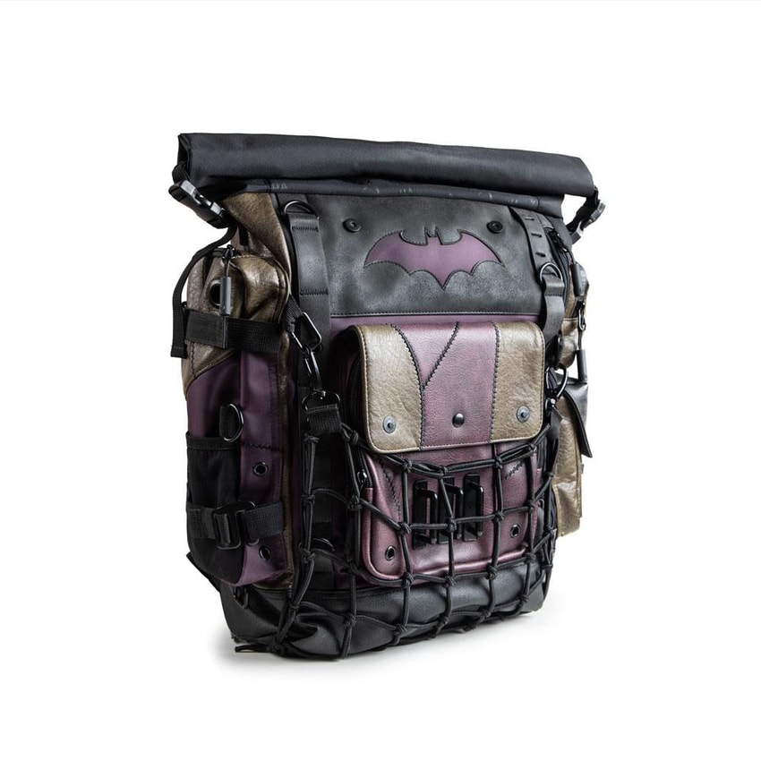 chrome hearts mini iggy backpack Chrome Hearts Dagger Embellished Suede Leather Striped Iggy Backpack   Justin Reed