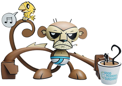 Good Morning Sunshine Monkey View 3