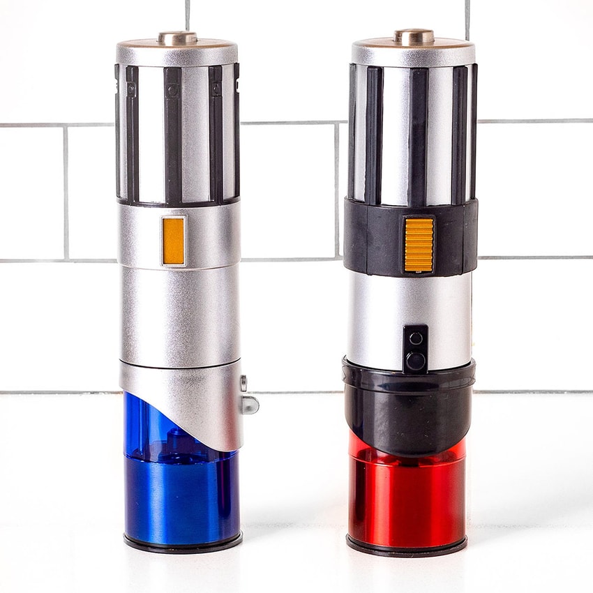 Lightsaber Electric Salt & Pepper Mill Grinder (Pack of 2) by