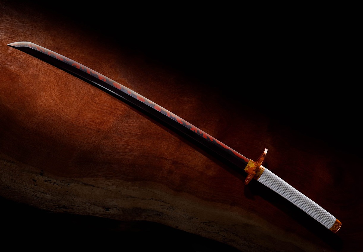Nichirin Sword (Kyojuro Rengoku)- Prototype Shown