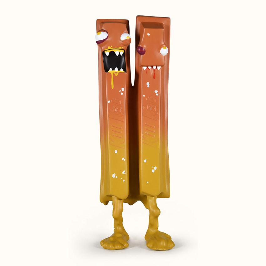 O-No Food Company King Kill Kat Assaulted Caramel Vinyl Collectible  View 1