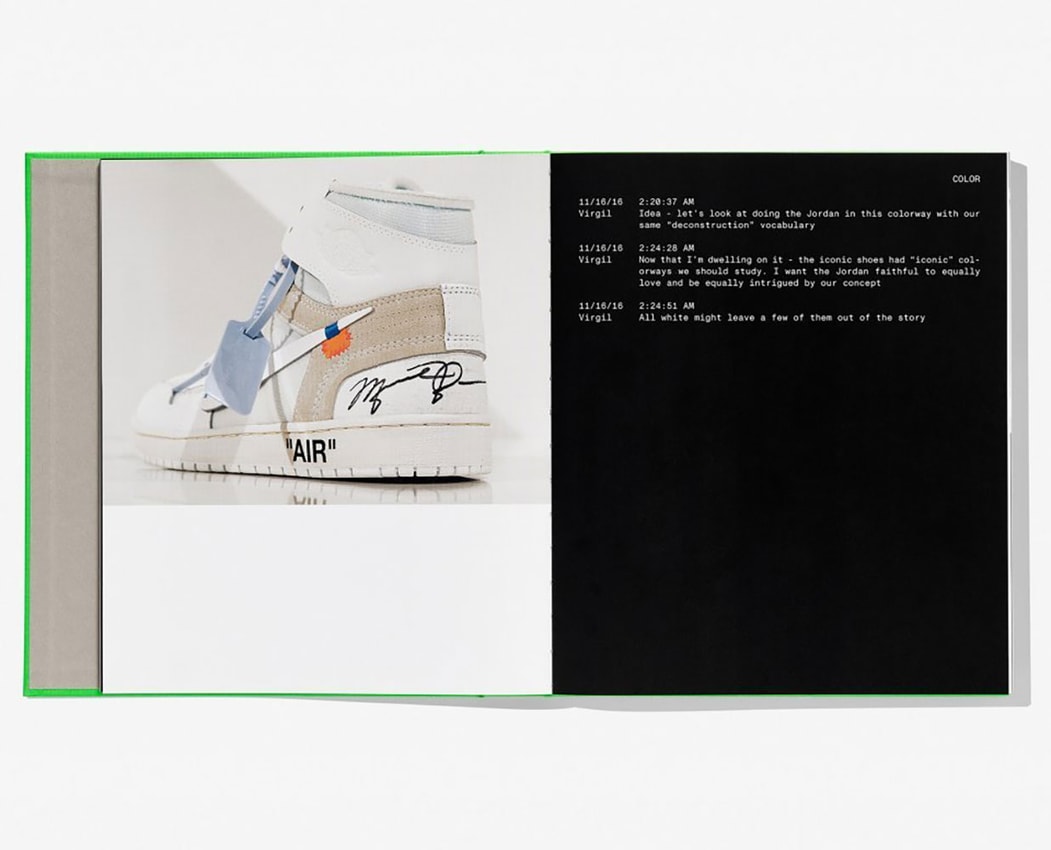 Nike Dropped a 258-Page Book on Virgil Abloh's 'The Ten' Collection