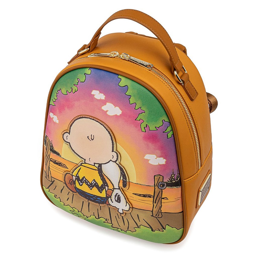 Charlie and Snoopy Sunset Mini Backpack by Loungefly Sideshow