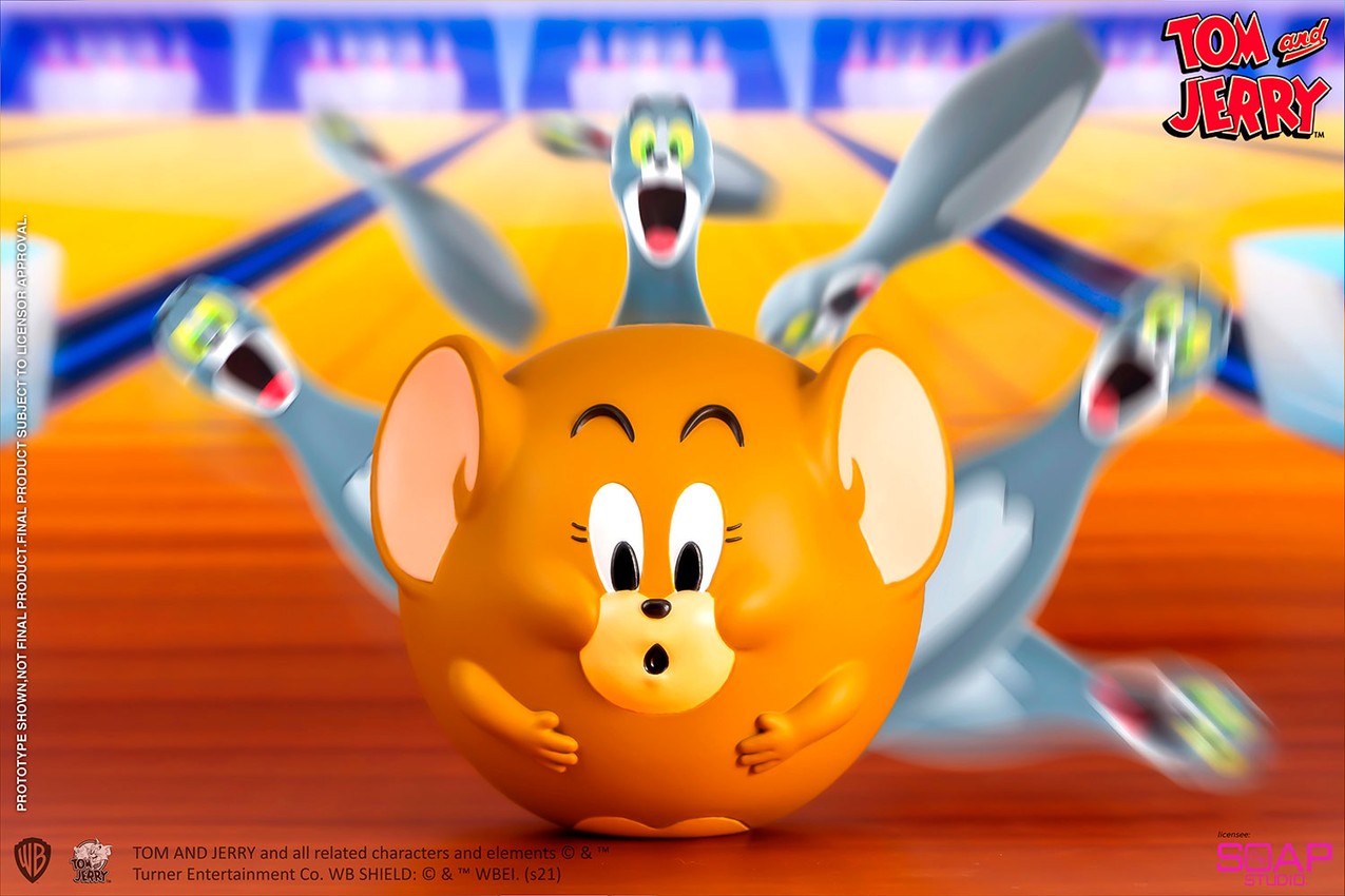 Tom and Jerry Bowling Figures- Prototype Shown View 1