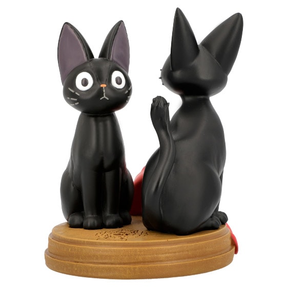 Studio Ghibli Jiji and Stuffed Plush Jiji Desk Clock Office Supplies - Prototype Shown View 1