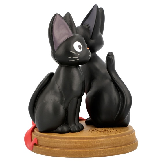 Studio Ghibli Jiji and Stuffed Plush Jiji Desk Clock Office Supplies - Prototype Shown View 2