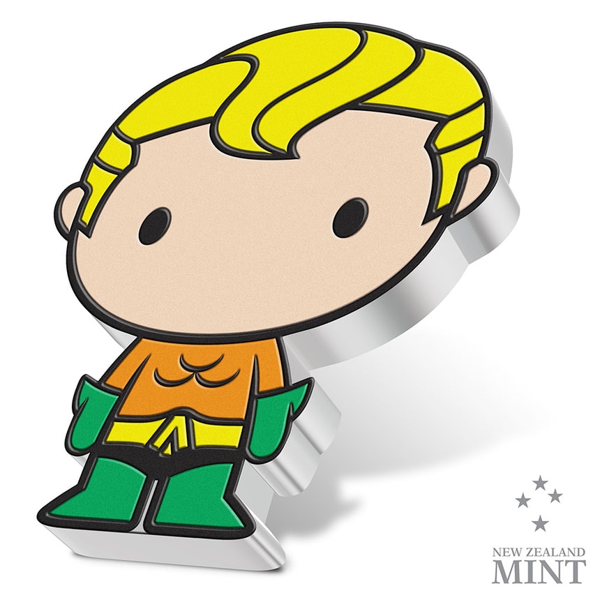 Aquaman 1oz Silver Coin View 2