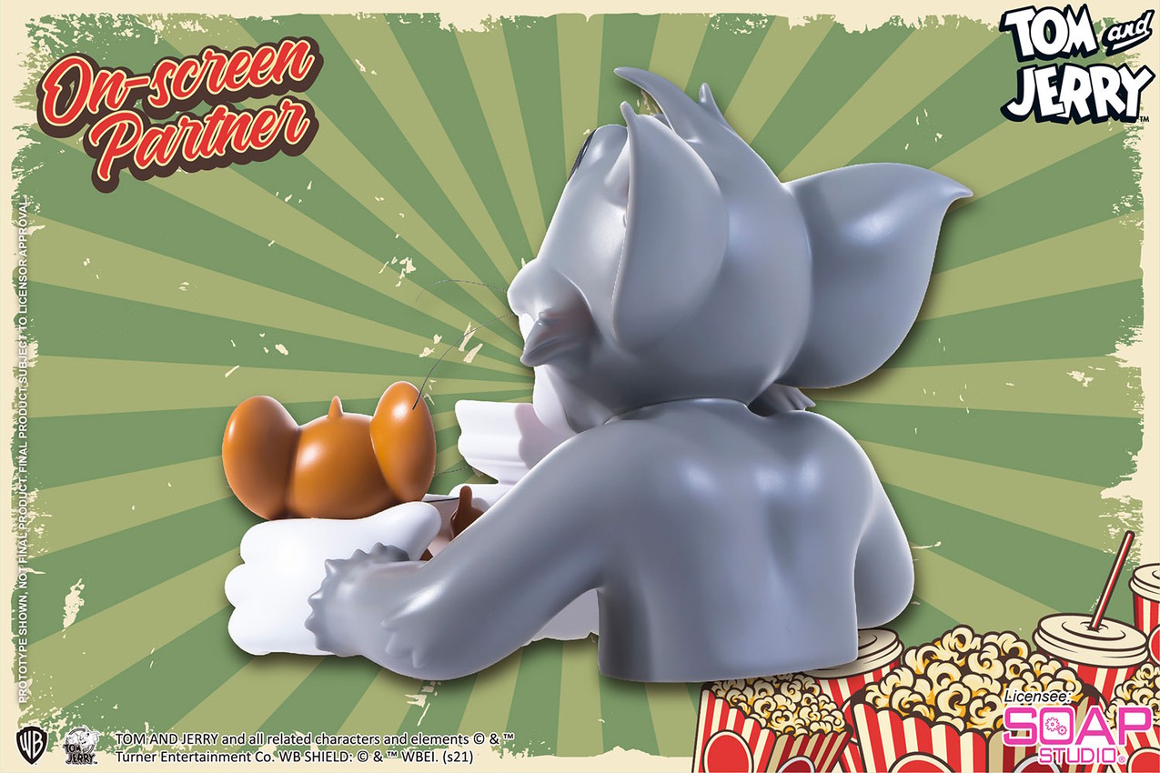 Tom and Jerry 画面上のパートナー フィギュア Tom and Jerry – On-Screen Partner Collectible Figure by Soap