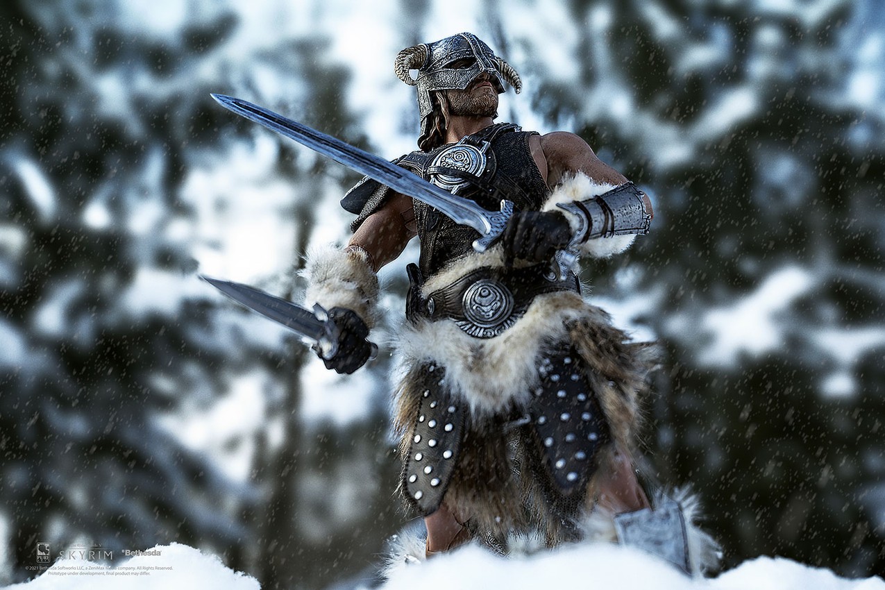 Elder Scrolls V: Skyrim Dragonborn (Deluxe Version) Sixth Scale Figure - Prototype Shown View 4