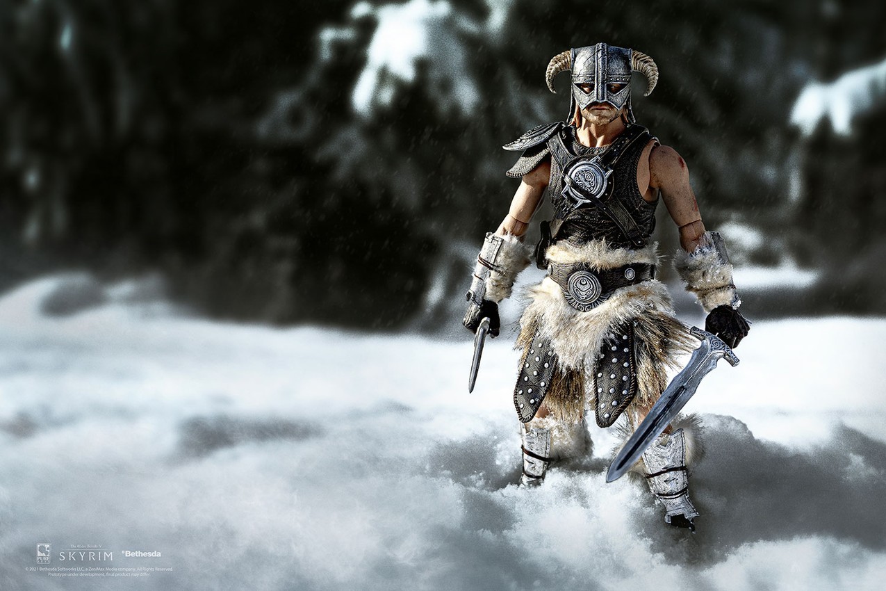 Elder Scrolls V: Skyrim Dragonborn (Deluxe Version) Sixth Scale Figure - Prototype Shown View 6