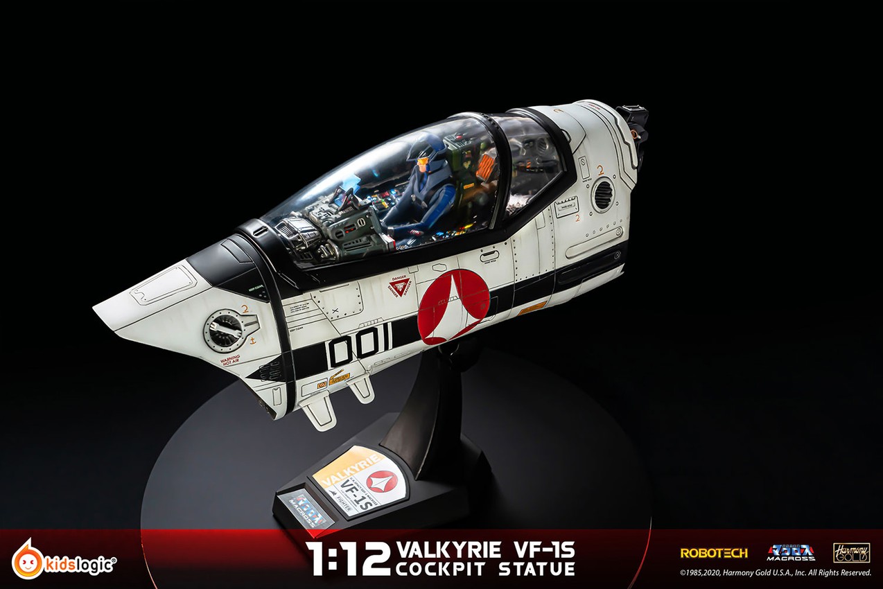 Robotech Valkyrie VF-1S Cockpit Statues - Prototype Shown View 2