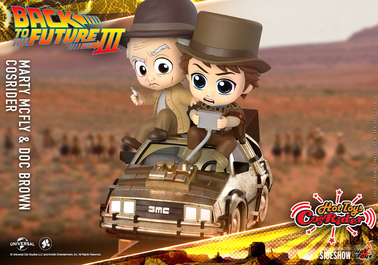Marty McFly & Doc Brown CosRider by Hot Toys | Sideshow Collectibles