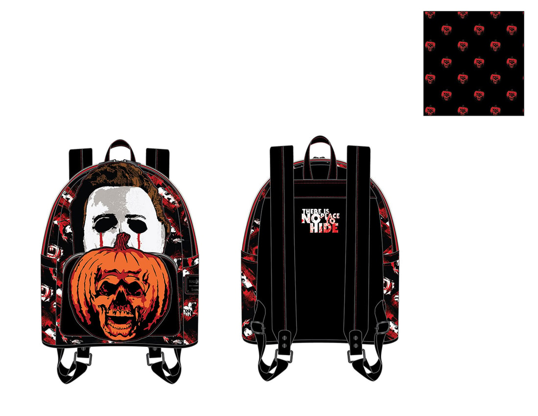 Michael Myers Pumpkin Mini Backpack- Prototype Shown