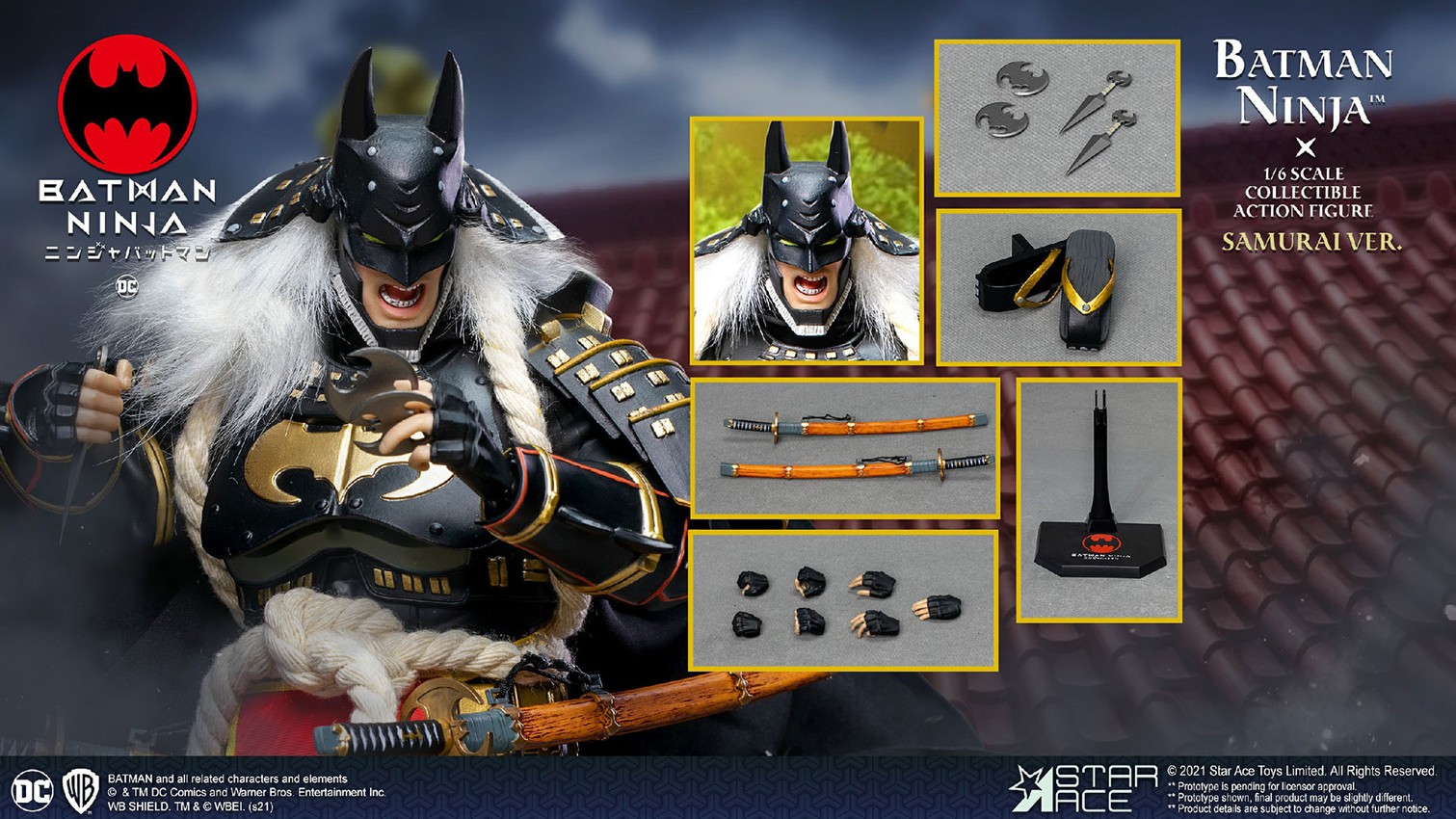 Ninja Batman 2.0 Normal Version Sixth Scale Figure by Star Ace