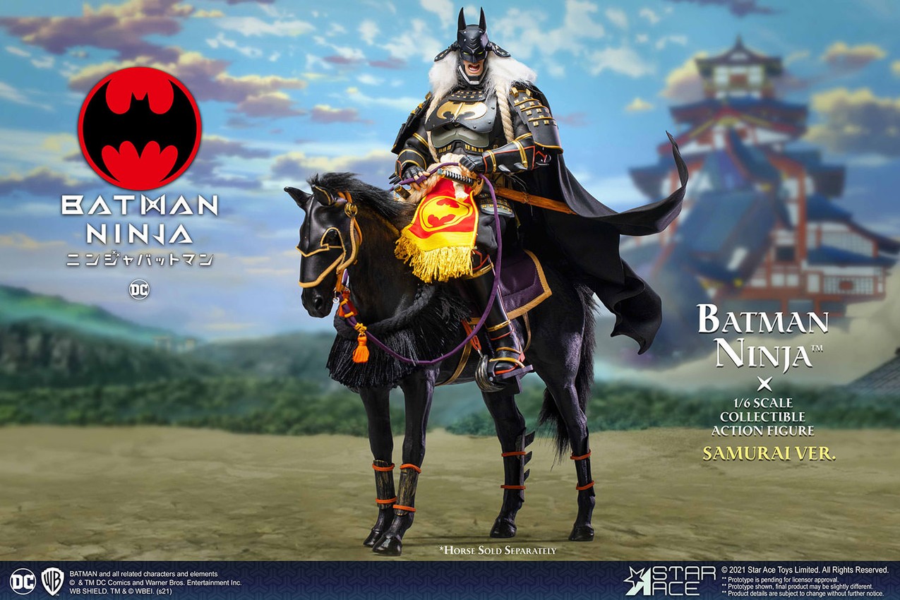 Ninja Batman 2.0 (Deluxe Version with Horse) Sixth Scale Figure by Star Ace  Toys