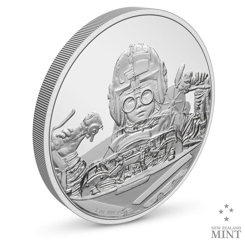 Anakin Skywalker 1oz Silver Coin View 2