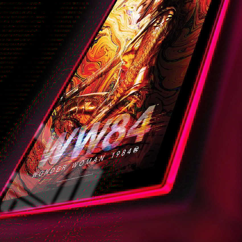 WW84 Wonder Woman LED Poster Sign | Sideshow Collectibles