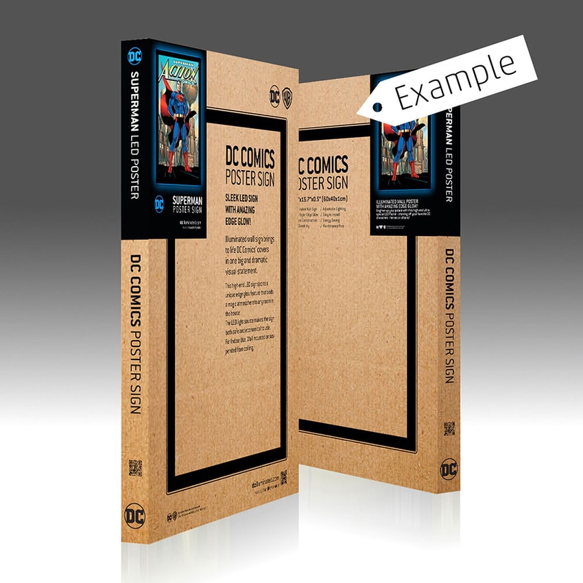 Justice League of America Movie Poster LED Poster Sign | Sideshow