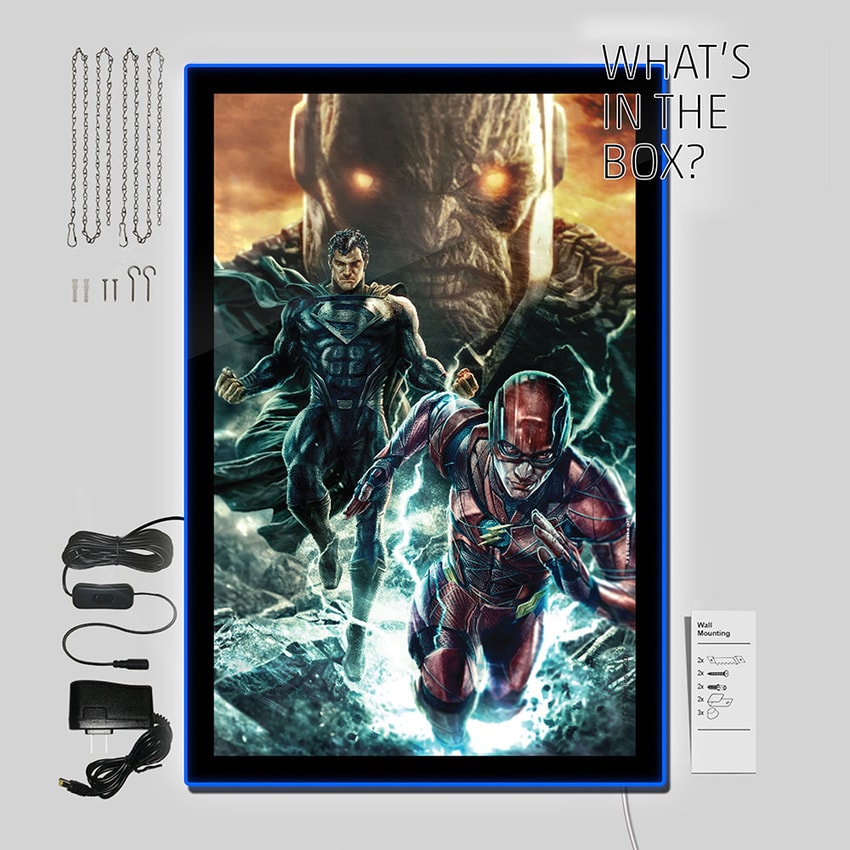 Zack Snyder’s Justice League #59B LED Poster Sign (Large)
