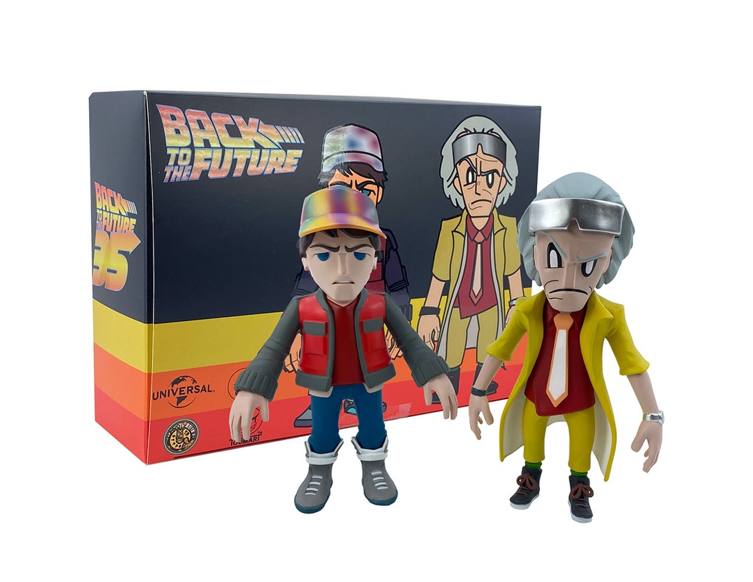 Marty and Doc Vinyl Collectible Set | Sideshow Collectibles