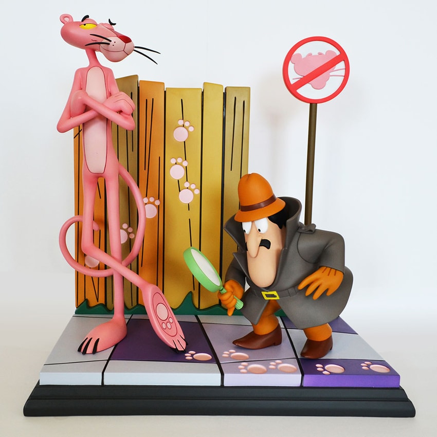 The Pink Panther Pink Panther and the Inspector Statues  View 1