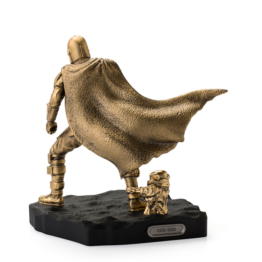 Star Wars Mandalorian (Gilt) Limited Edition Figurine Pewter Collectible - Prototype Shown View 4
