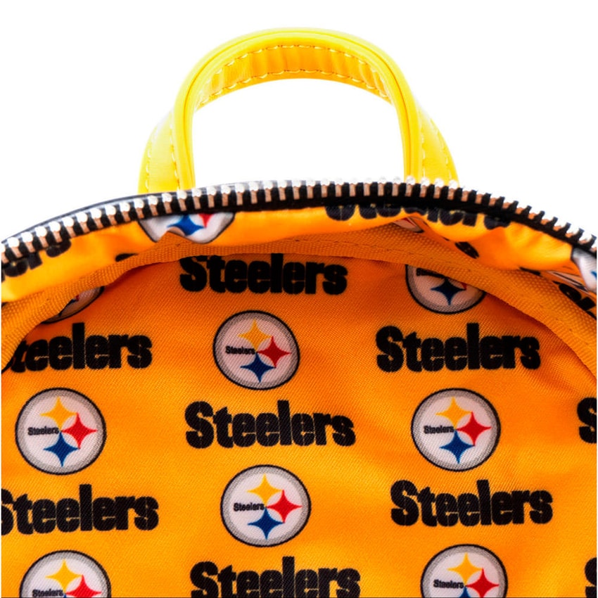 Pittsburgh Steelers Logo Mini Backpack- Prototype Shown View 5