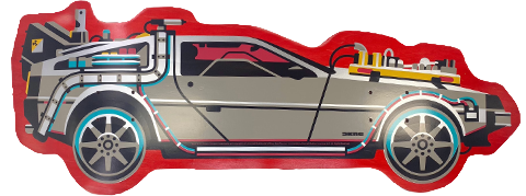 Back to The Future PART III DeLorean Shaped- Prototype Shown
